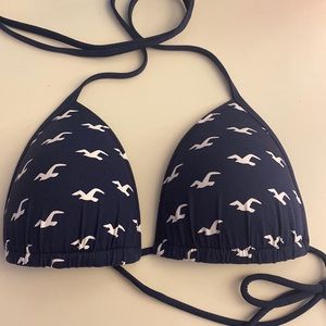 Holister bikini push up top with birds